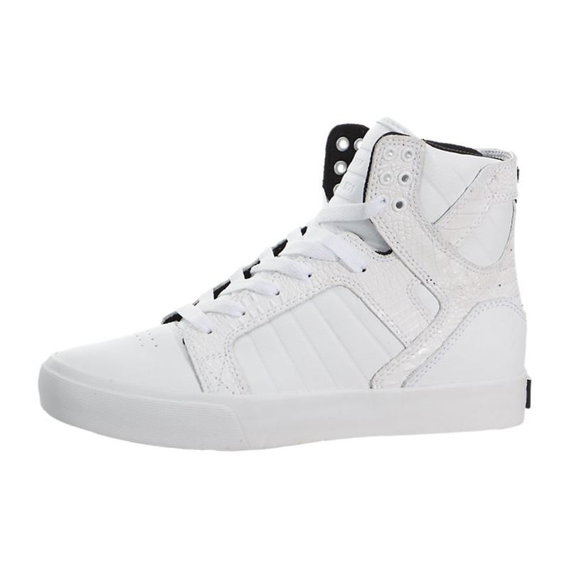 Supra SKYTOP Sneaker High Damen Weiß Sale BNFYH4269